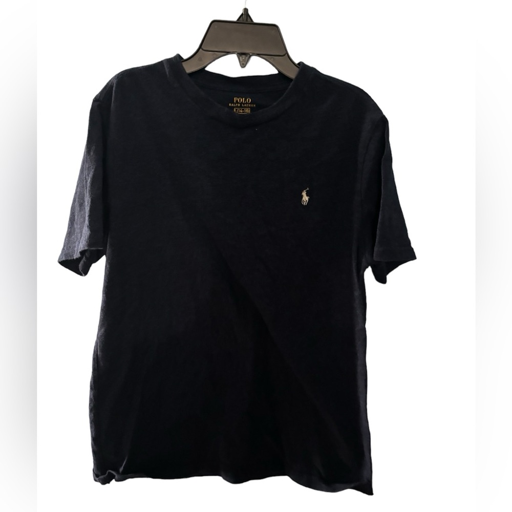 Polo Ralph Lauren Navy Blue Short Sleeve T-Shirt Boys L (14-16)